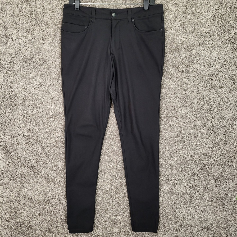 Lululemon ABC Pant Skinny 30x32 Mens Black Casual Commuter Walking Travel Pants